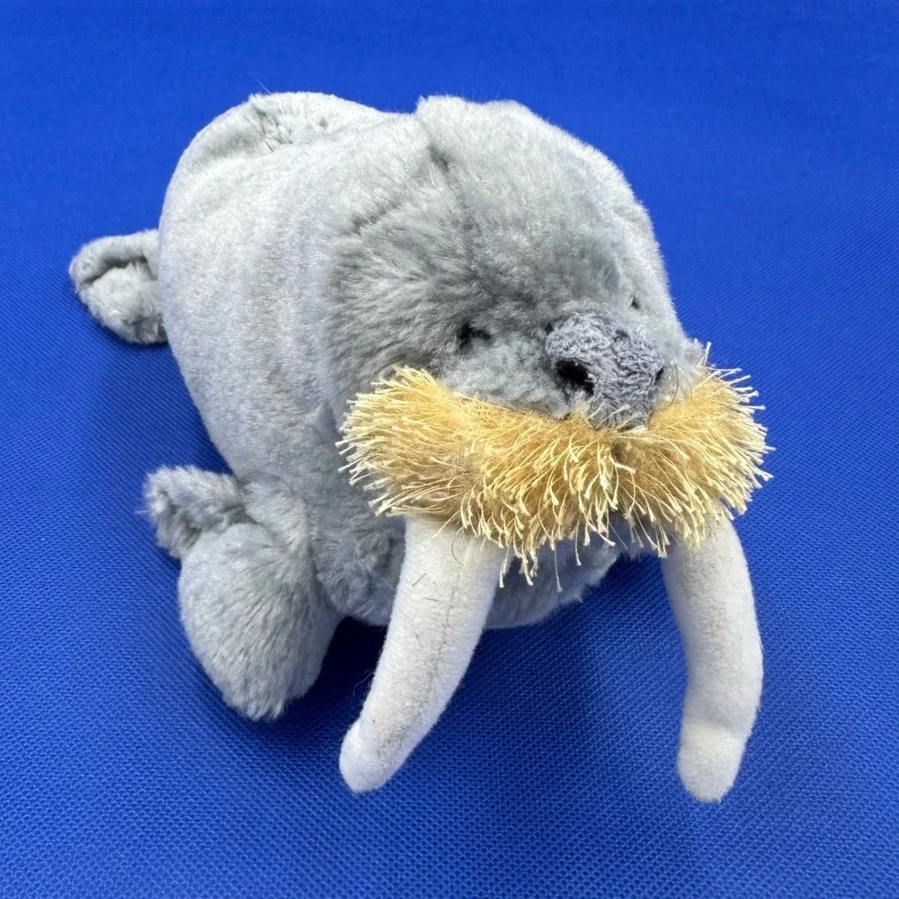 Ganz Webkinz Walrus HM332 Plush Grey Stuffed Animal NO CODE Collectible Toy Y2K‎